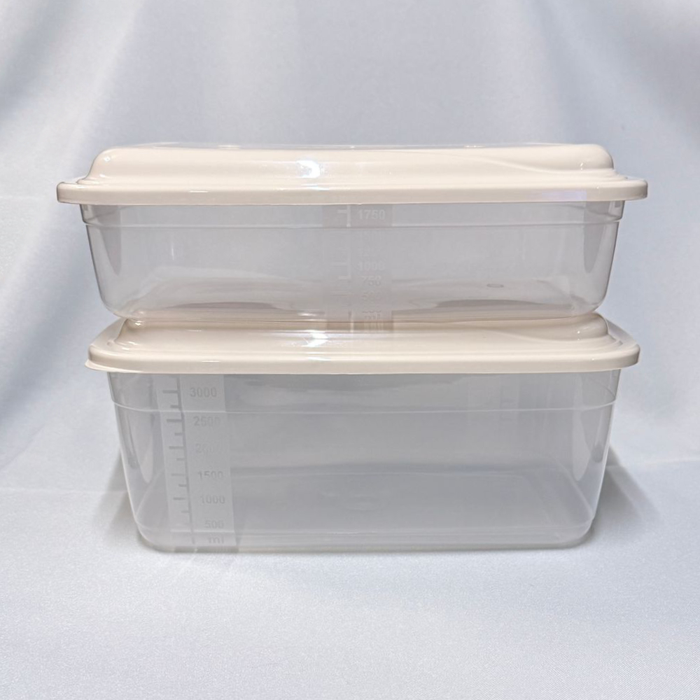 Kit 10 Potes Rectangulares Pop - 250ml a 3.6L - Imagen 3