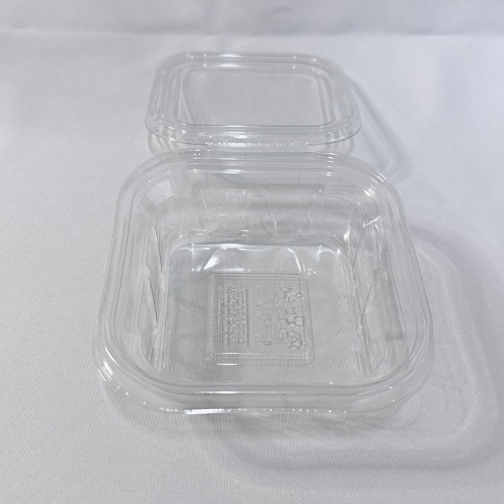 Pote Cuadrado PET con Tapa Lacre 350 ml (Caja x 100 un) - Imagen 2