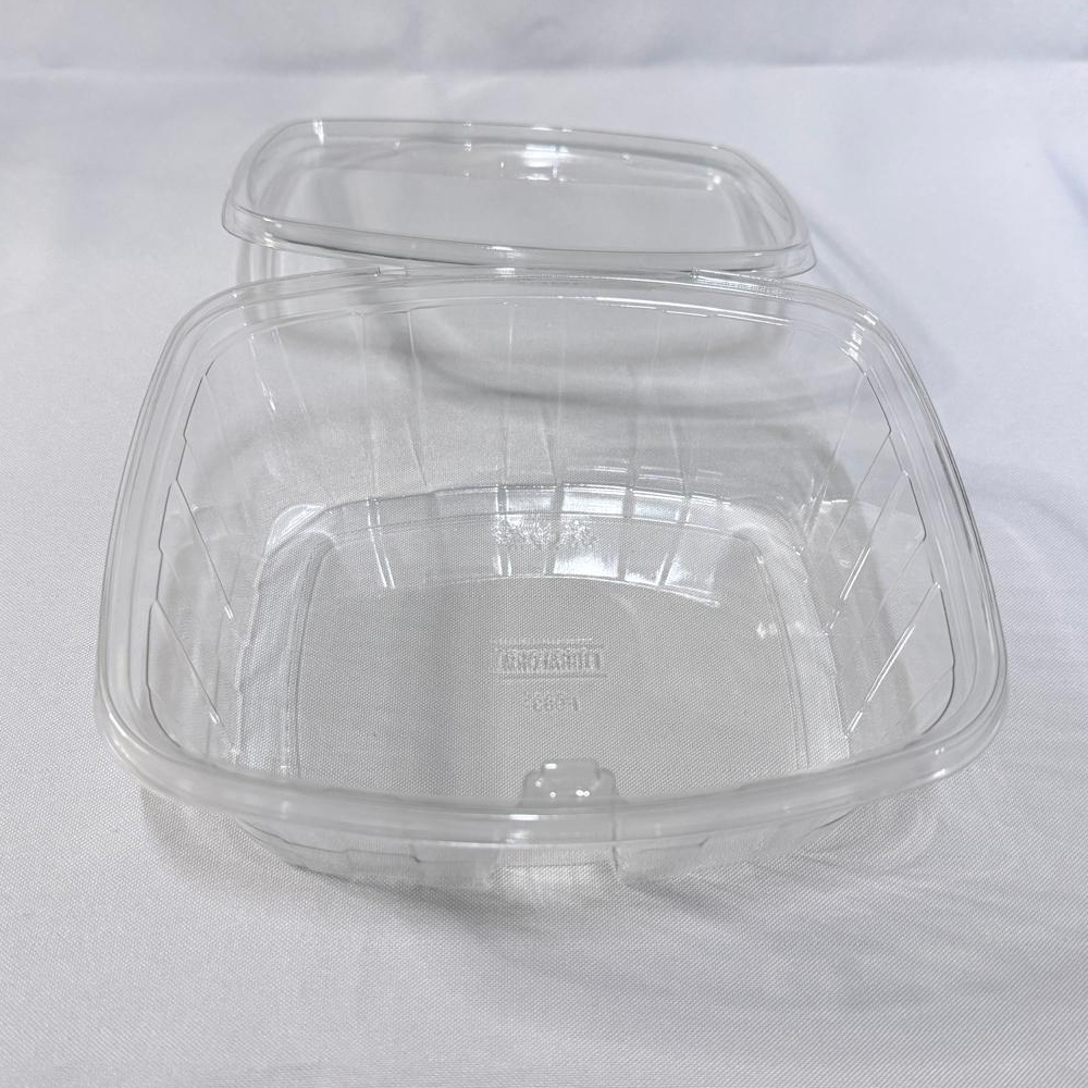 Pote Rectangular PET con Tapa Lacre 970 ml (Caja x 100 un) - Imagen 2